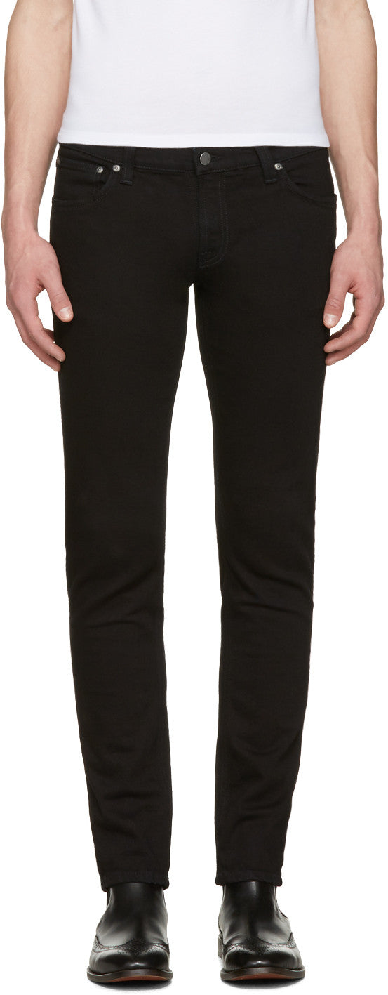 Nudies Jeans - Black Long John Jeans