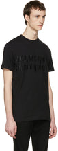 Load image into Gallery viewer, McQ Alexander Mcqueen - Black Embroidered T-Shirt 325
