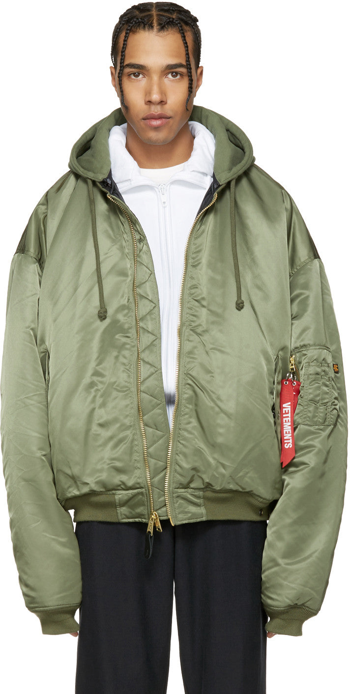 Vetements - Reversible Green Alpha Industries Edition Bomber Jacket