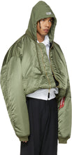 Load image into Gallery viewer, Vetements - Reversible Green Alpha Industries Edition Bomber Jacket
