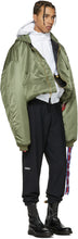 Load image into Gallery viewer, Vetements - Reversible Green Alpha Industries Edition Bomber Jacket
